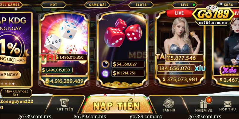 Go789 5stars - Tải App Game Tài Xỉu Online Go789.Com 45 Thiên đường game bài chất lượng GO789