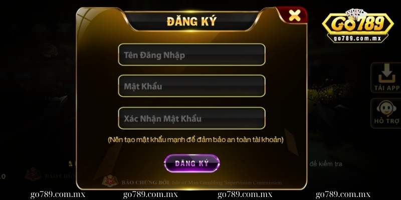 Thao tác đăng ký tài khoản diễn ra vô cùng nhanh chóng